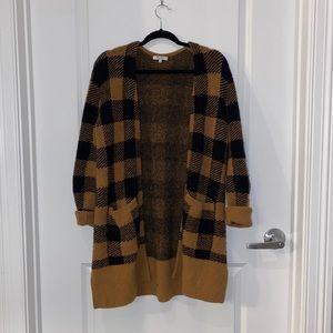 Madewell Buffalo Check Cardigan